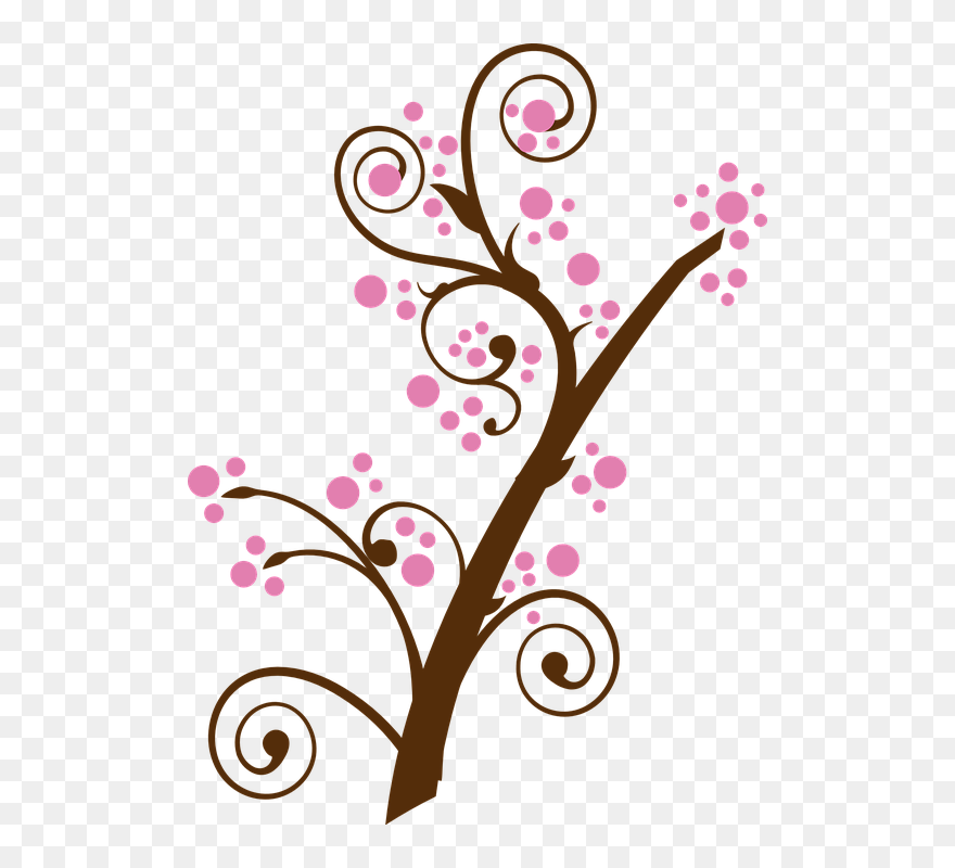 Transparent Cherry Blossoms Clipart - Cartoon Plum Blossom - Png Download