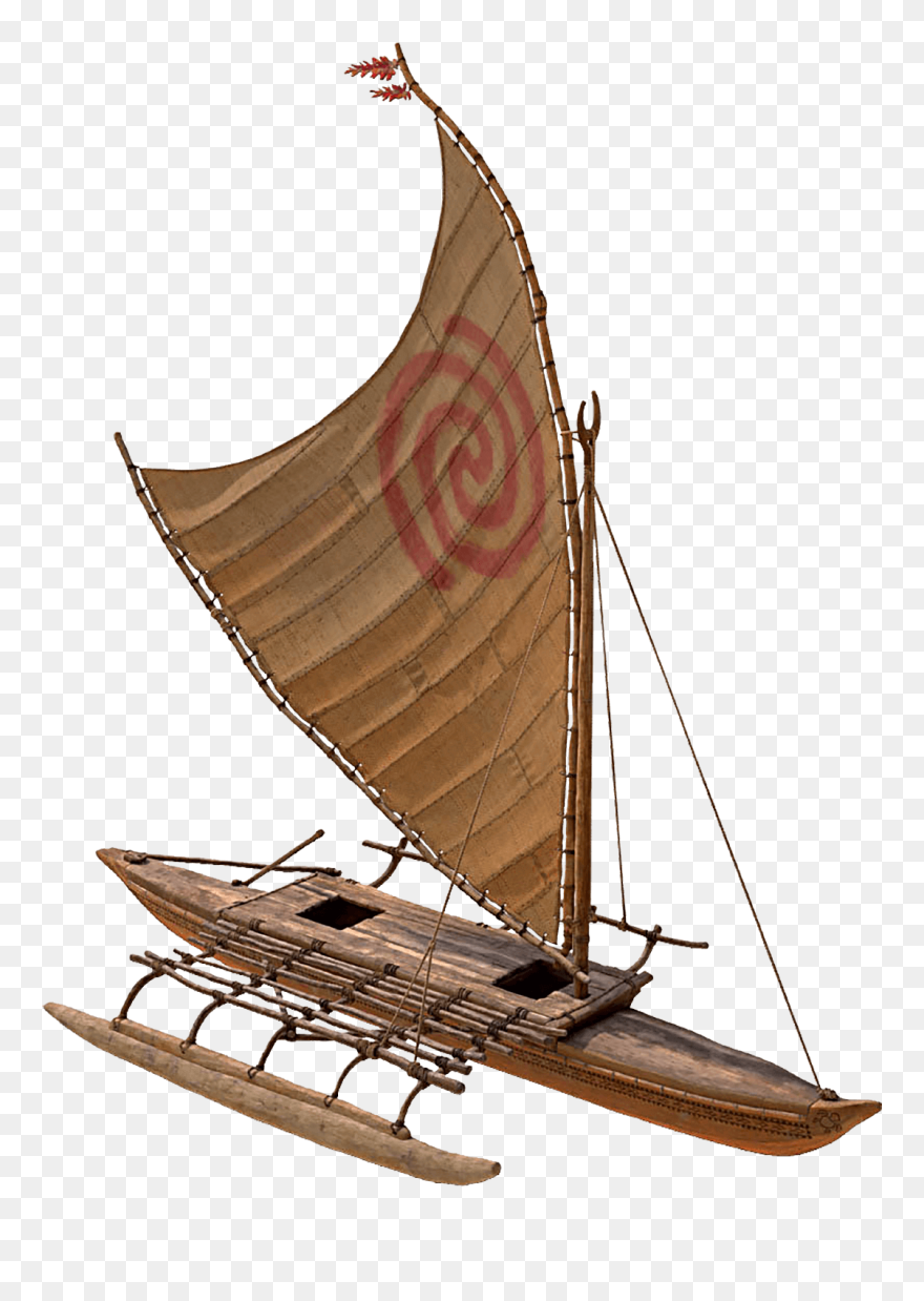 Disney Moana Background Png - Moana Boat Png Clipart