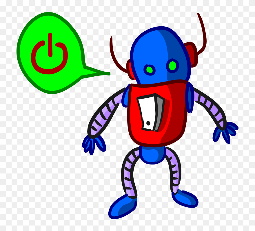 Robot - Interruptor De Emergencia Robot Clipart
