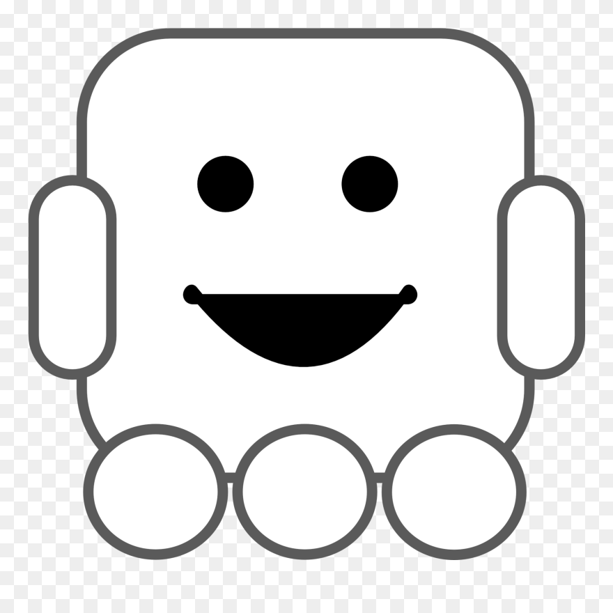 Robot Cliparts Black - Clip Art - Png Download