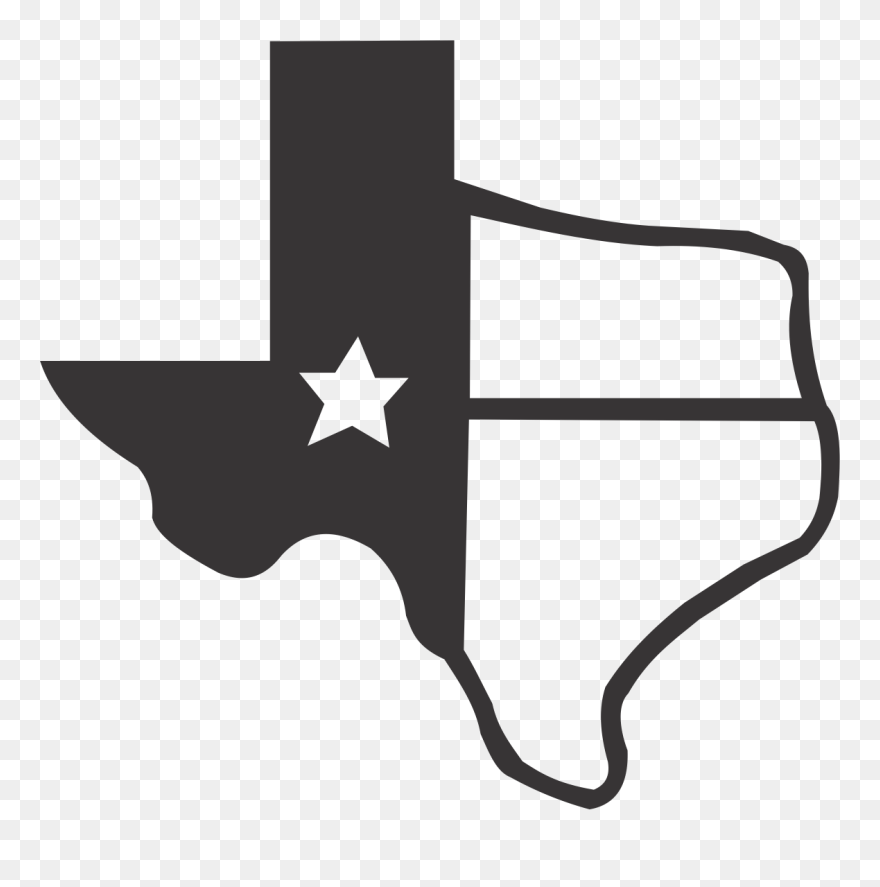 Flag Texas - Texas Flag Black And White Clipart
