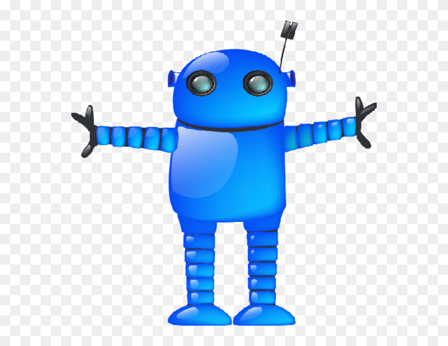 Families Clipart Robot - Blue Robots Clipart - Png Download