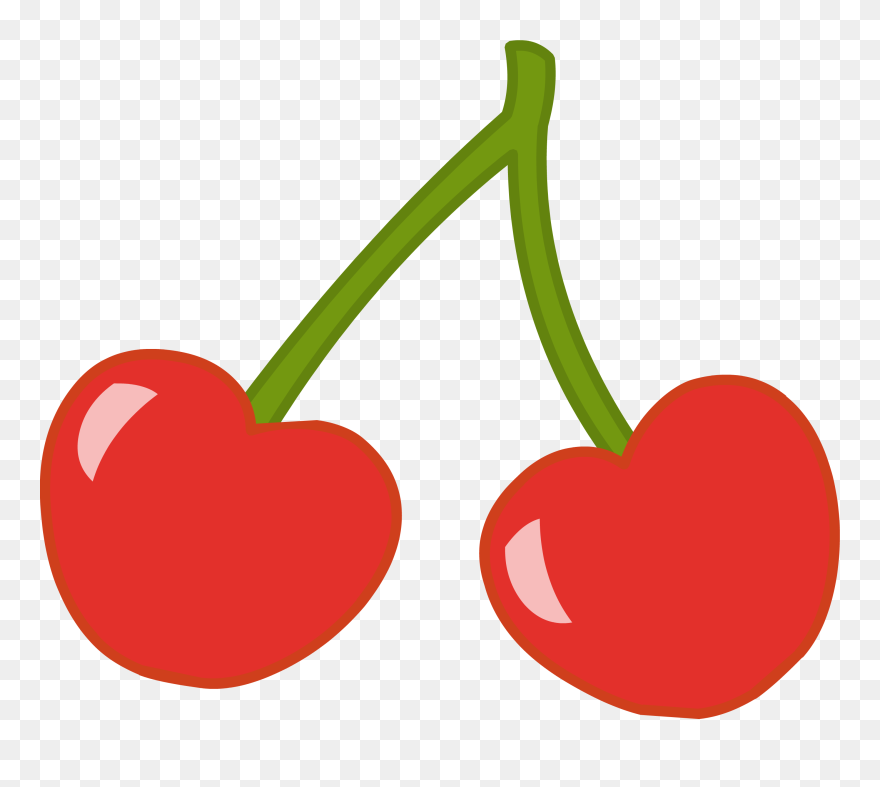 Cherries - Transparent Background Pacman Cherry Png Clipart