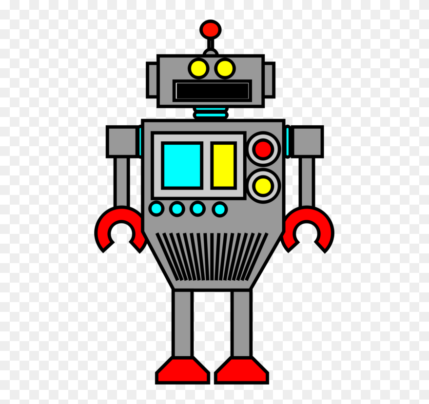 Artwork,line,robot - Clip Art - Png Download
