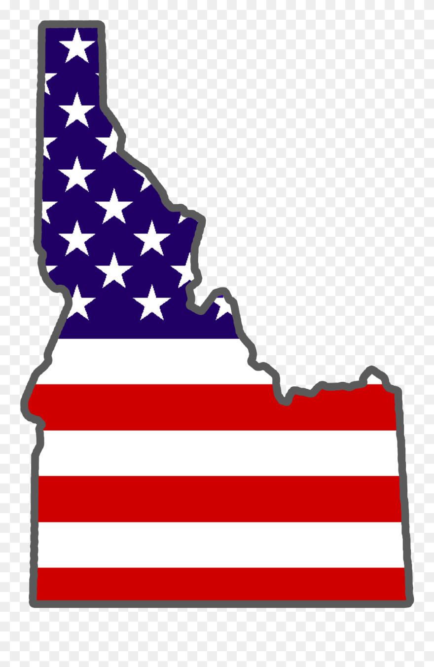 Idaho Blue Line Clipart