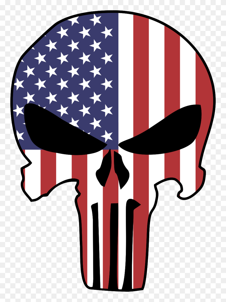Punisher Blue Lives Matter Clipart