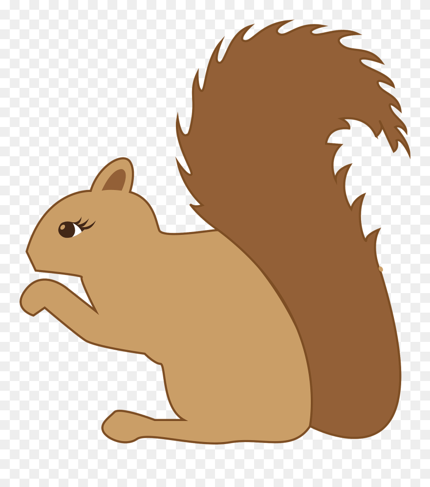 Squirrel Clipart - Cartoon Squirrel Png Transparent Png