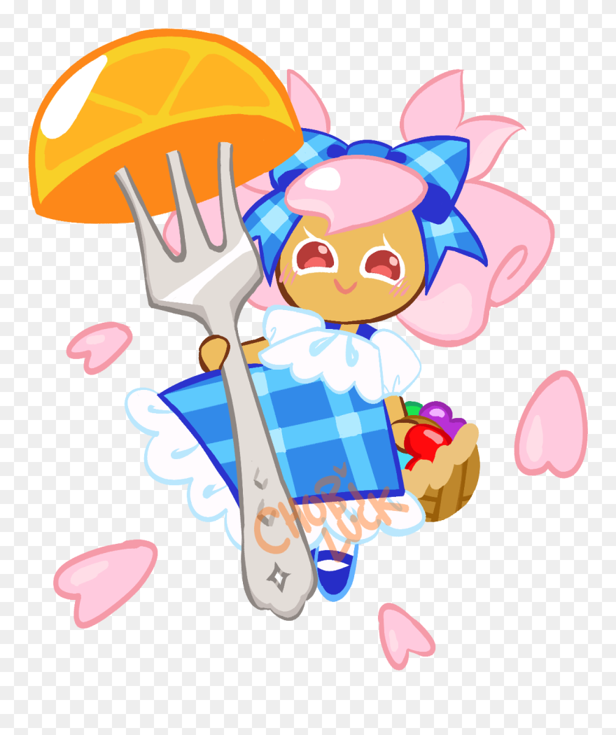 Cherry Blossom Cookie - Cartoon Clipart