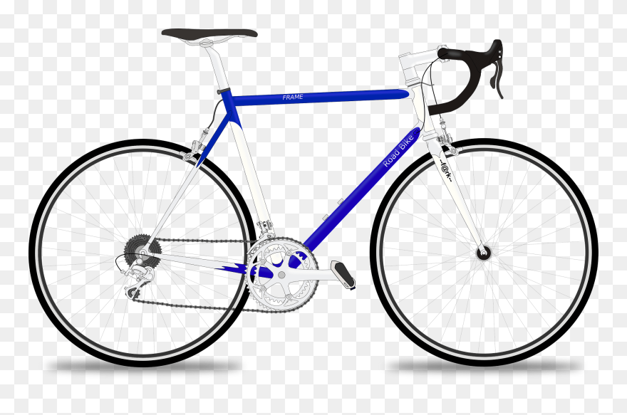 Road Bike Clipart - Bicicletta Da Corsa Gif - Png Download