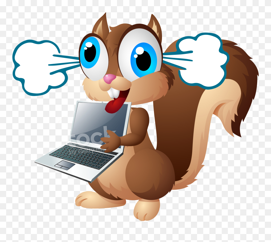 Transparent Squirrel Png - Cartoon Squirrel Png Clipart