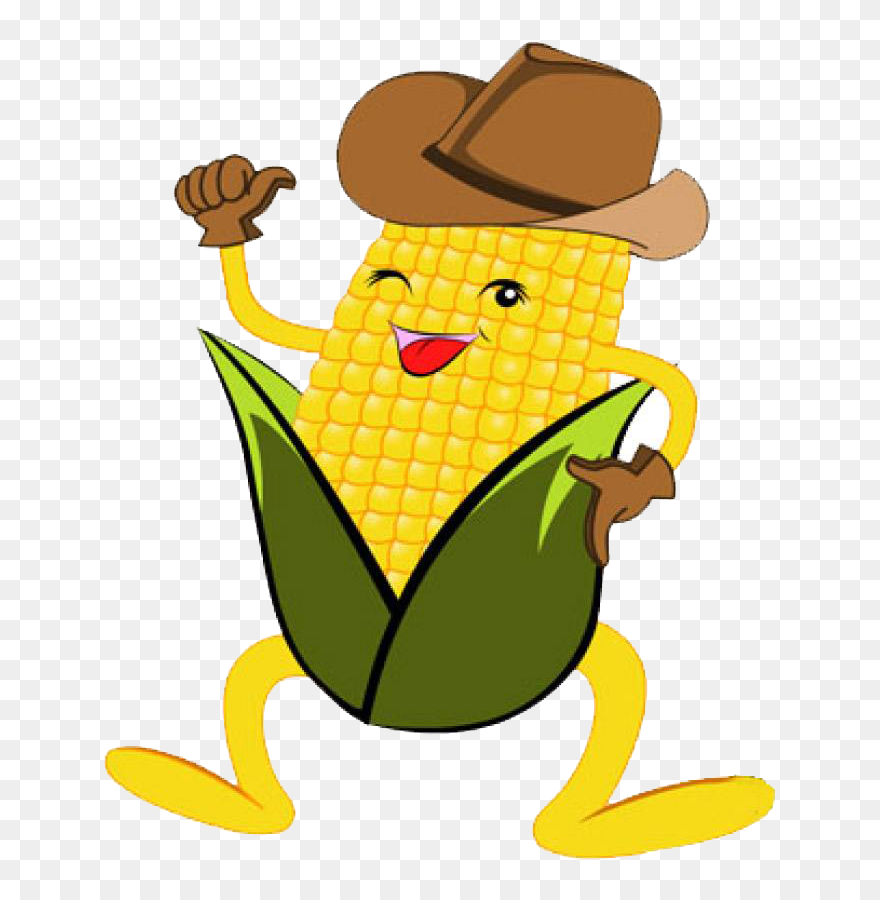 Cartoon Maize Popcorn - Corn Cartoon Png Clipart