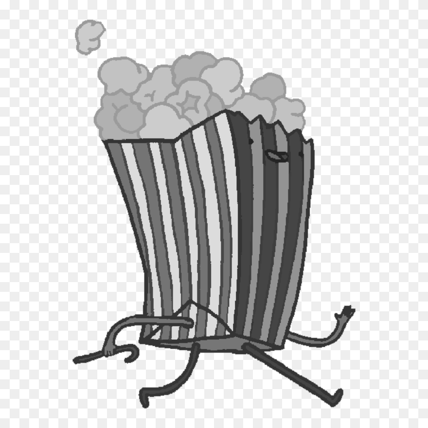 See Here Popcorn Clipart Black And White Hd Pictures - Popcorn Adventure Time - Png Download