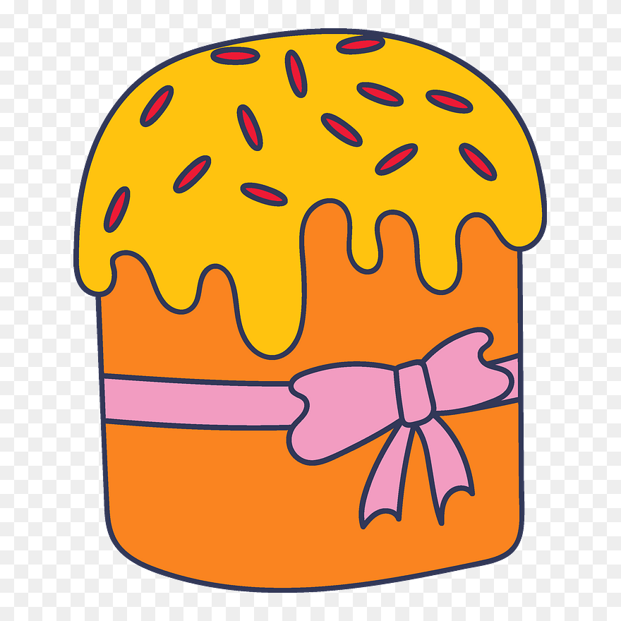 Easter Cake Clipart - Bake Easter Cake Clipart - Png Download