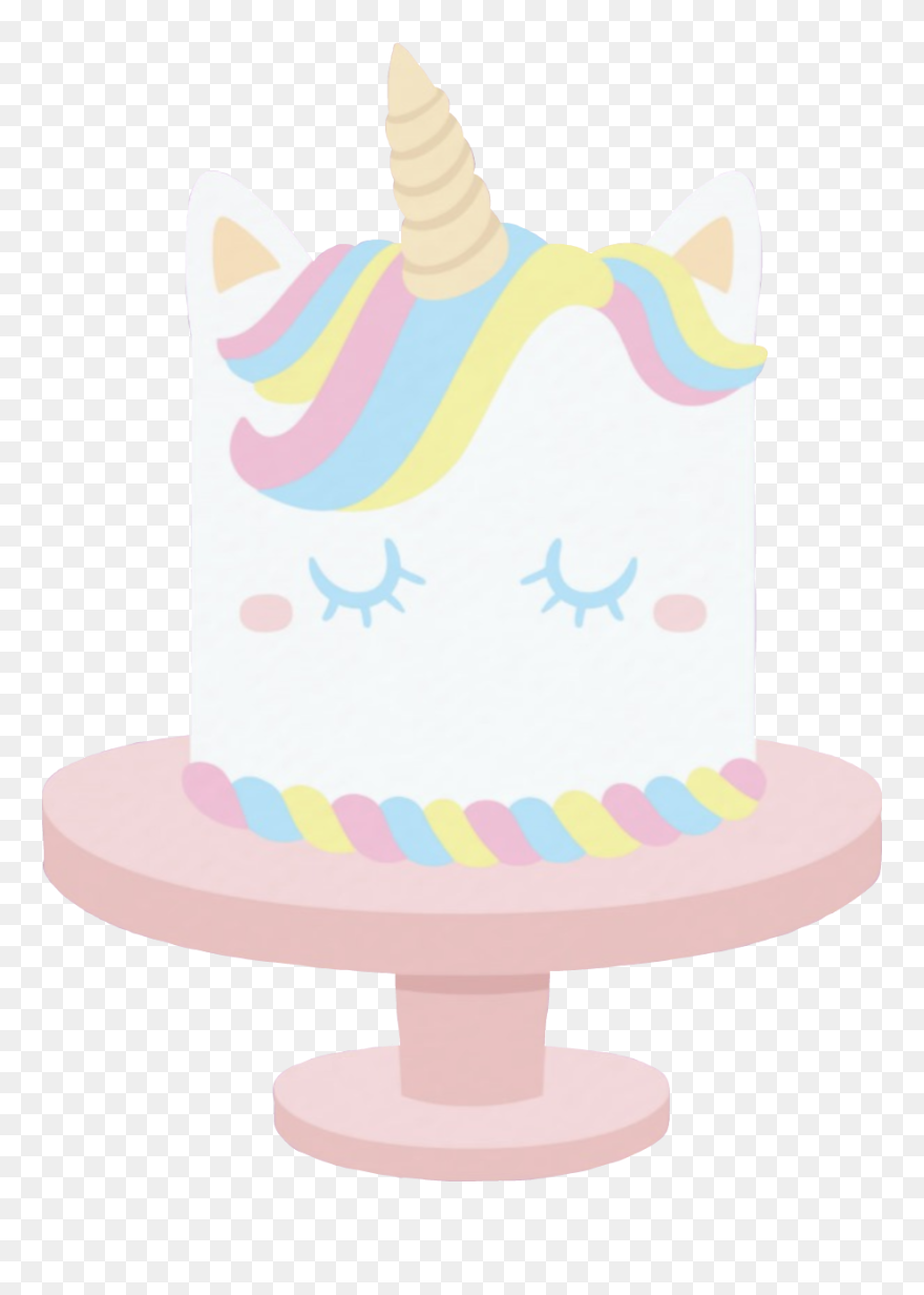 Birthday Cake Clipart Unicorn - Fish - Png Download