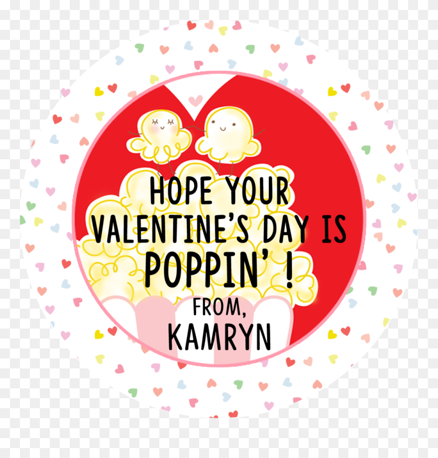 Valentines Day Popcorn Png Clipart