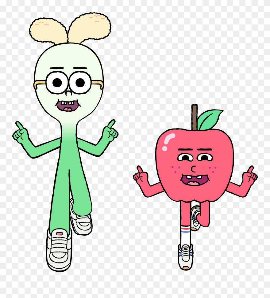 Onion Apple Dance - Imágenes De Manzana Y Cebollín Clipart
