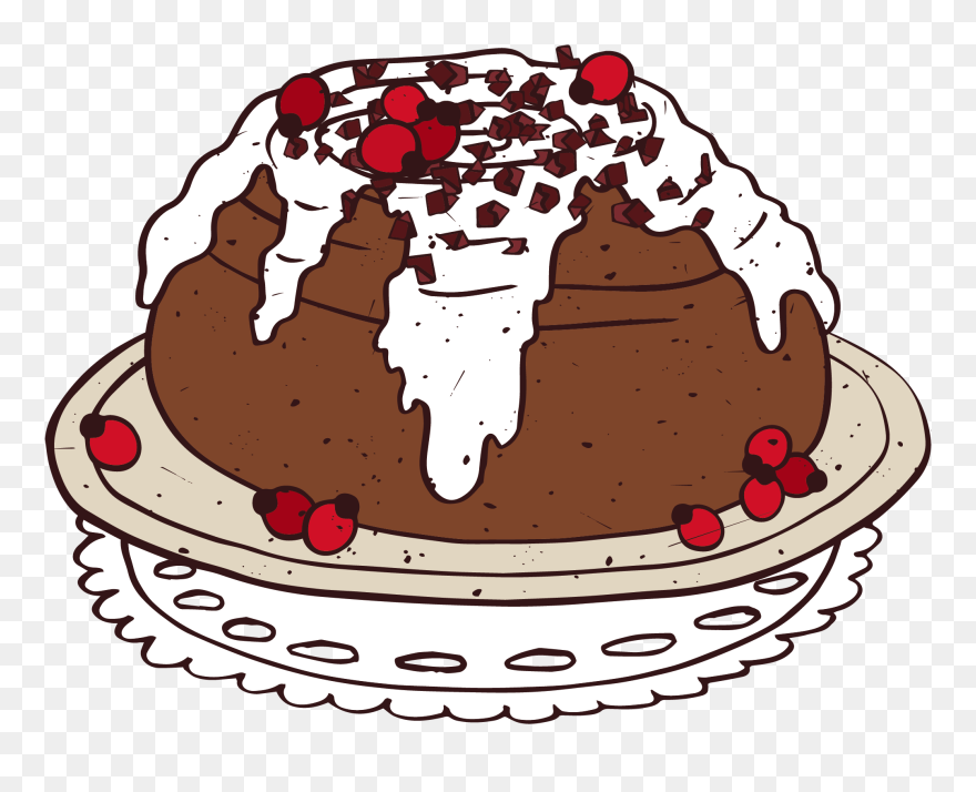 Transparent Delicious Clipart - Chocolate Cake - Png Download