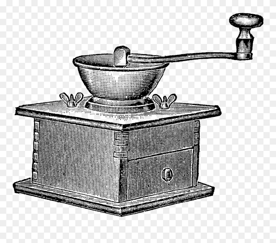Transparent Png Vintage Coffee Grinder Png Clipart