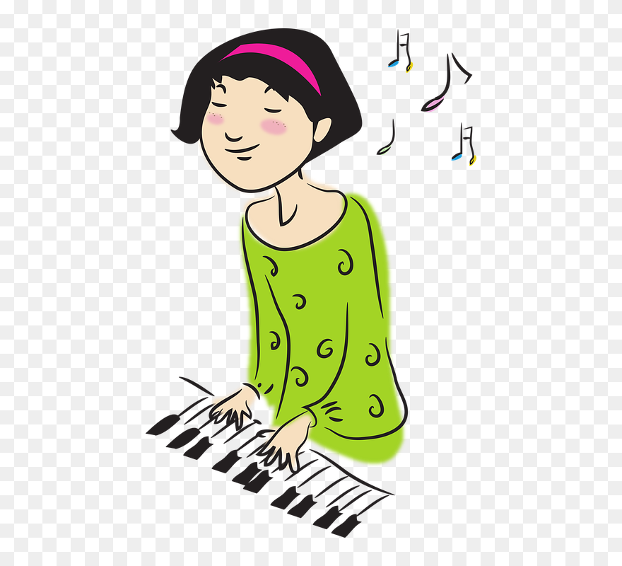 Transparent Baby Grand Piano Clipart - Play An Instrument Clipart - Png Download