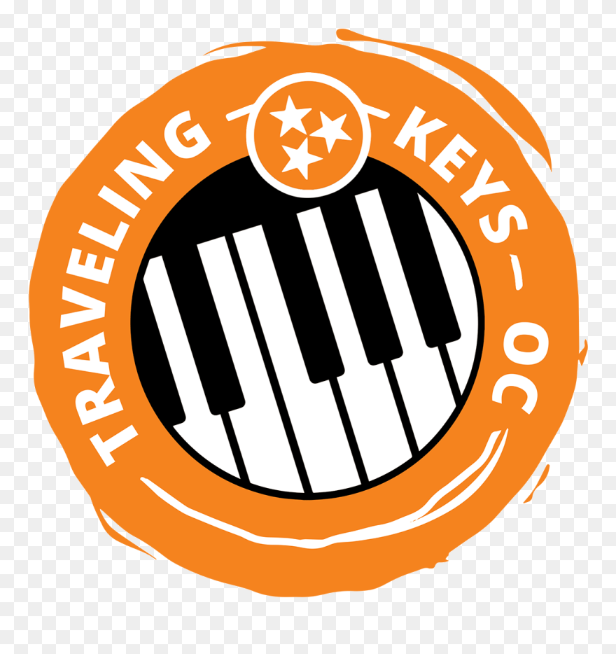 Transparent Piano Clipart - Rock Band Keyboard Logo - Png Download