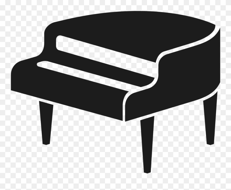 Clipart Chair Piano - Piano - Png Download