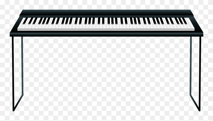 Digital Piano Musical Instrument Clipart - 電子 ピアノ フリー 素材 - Png Download