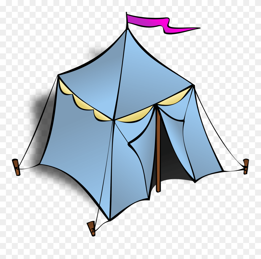 Free Content Camping Clip Art - Tent Clip Art - Png Download