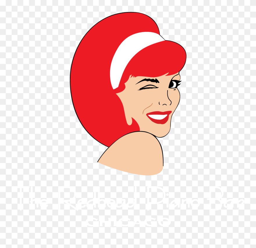 Redhead Piano Bar Logo Clipart