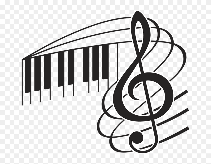 Musical Clipart Piano - Music Piano Clip Art - Png Download