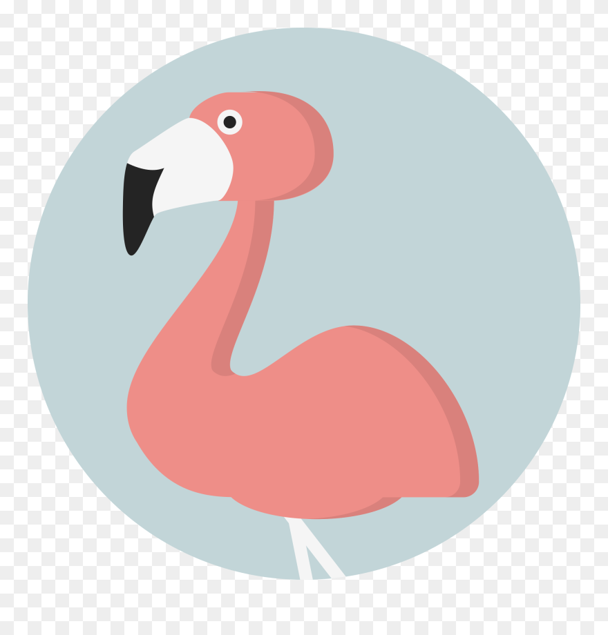 Transparent Flamingo Clip Art - Flamingo Icon - Png Download