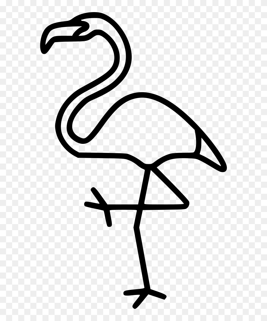Beak - Flamingo Icon Png Transparent Clipart