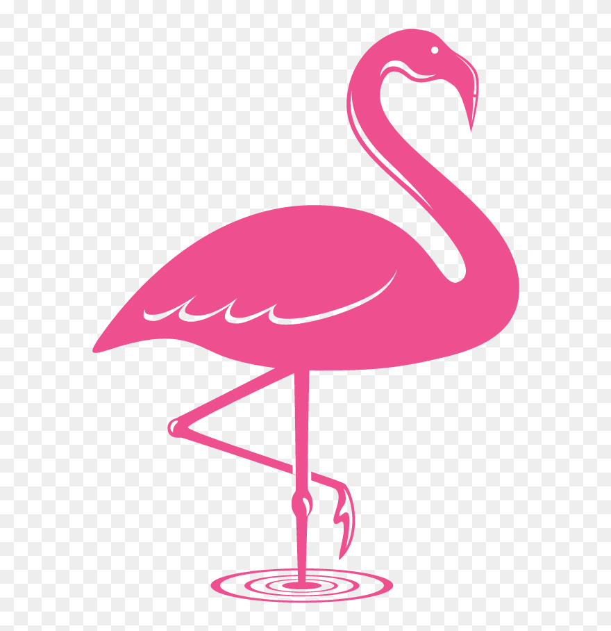Transparent Flamingo Clipart - Flamingo Icon Png Pink