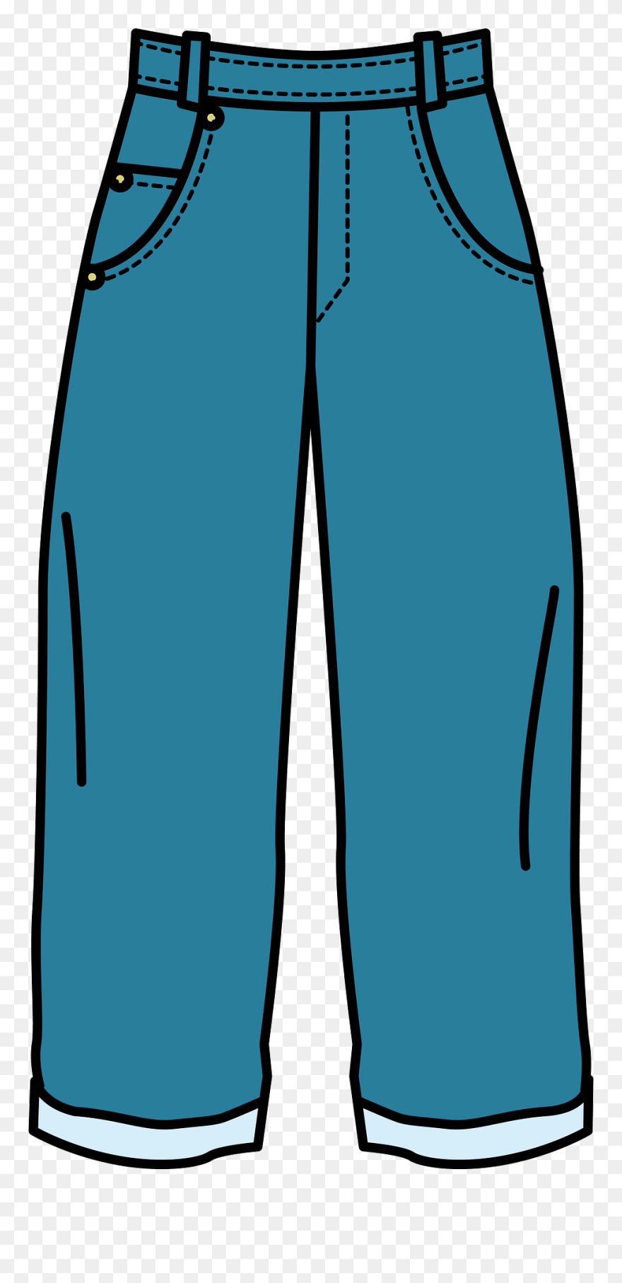 Jeans Clothing Clipart - Png Download