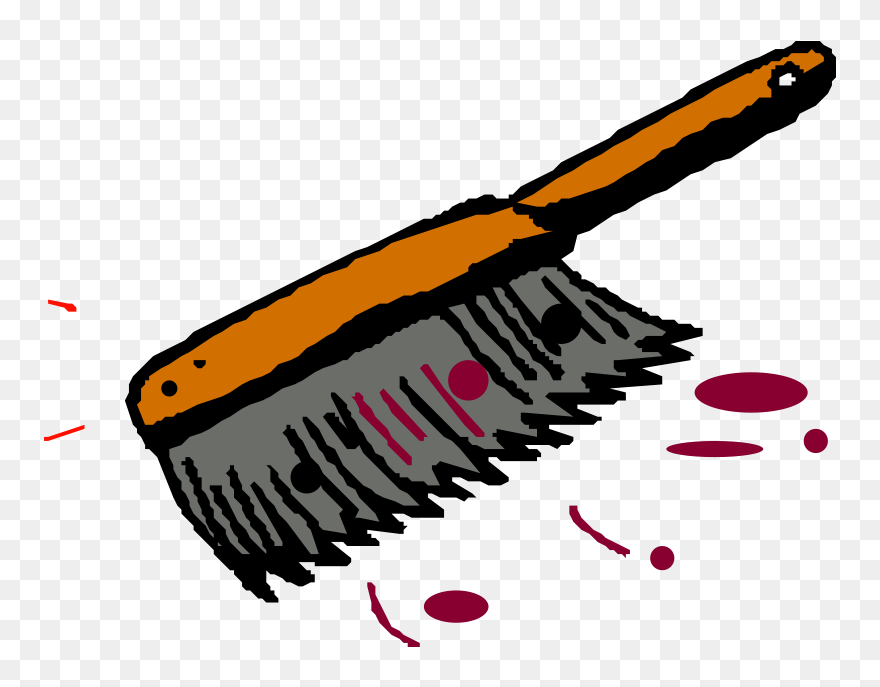 Free Brush - Hand Brush Clipart - Png Download