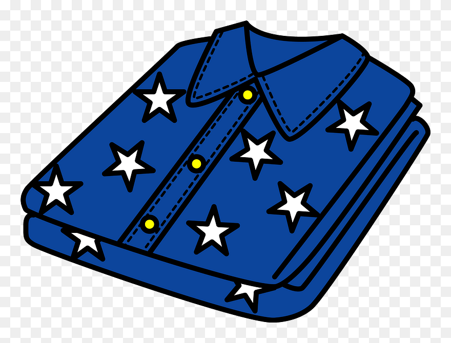 Pajamas Clothing Clipart - American Flag Stylized - Png Download