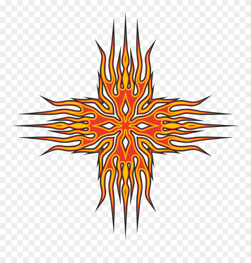 Flames Clipart Fire Design - Illustration - Png Download