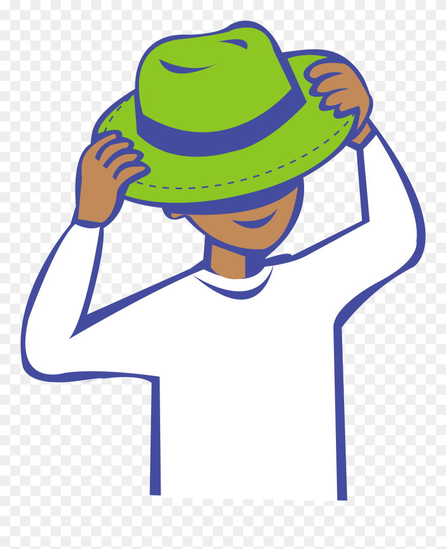 Hat Clothing Clip Art - Wear A Hat Clipart - Png Download
