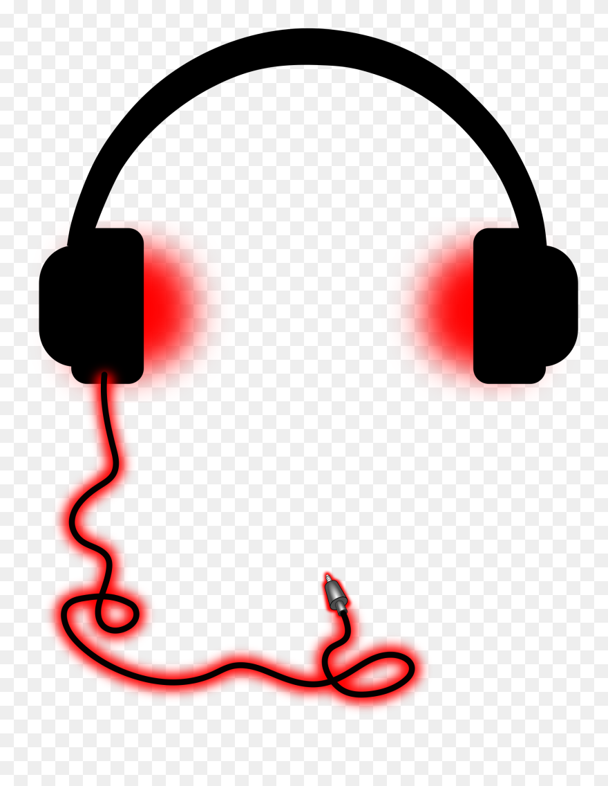 Transparent Headset Clipart - Headphones With Wire Clipart - Png Download