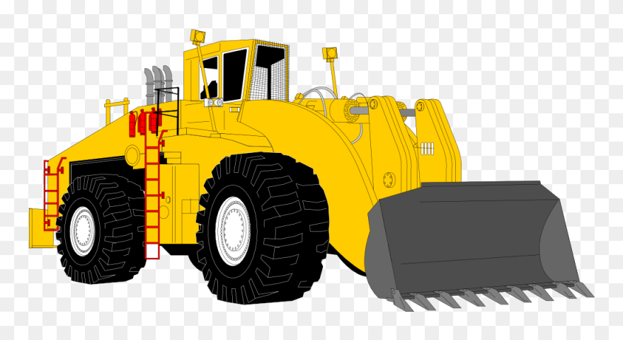 Construction Equipment Clip A - Heavy Construction Vehicles Vector - Png Download