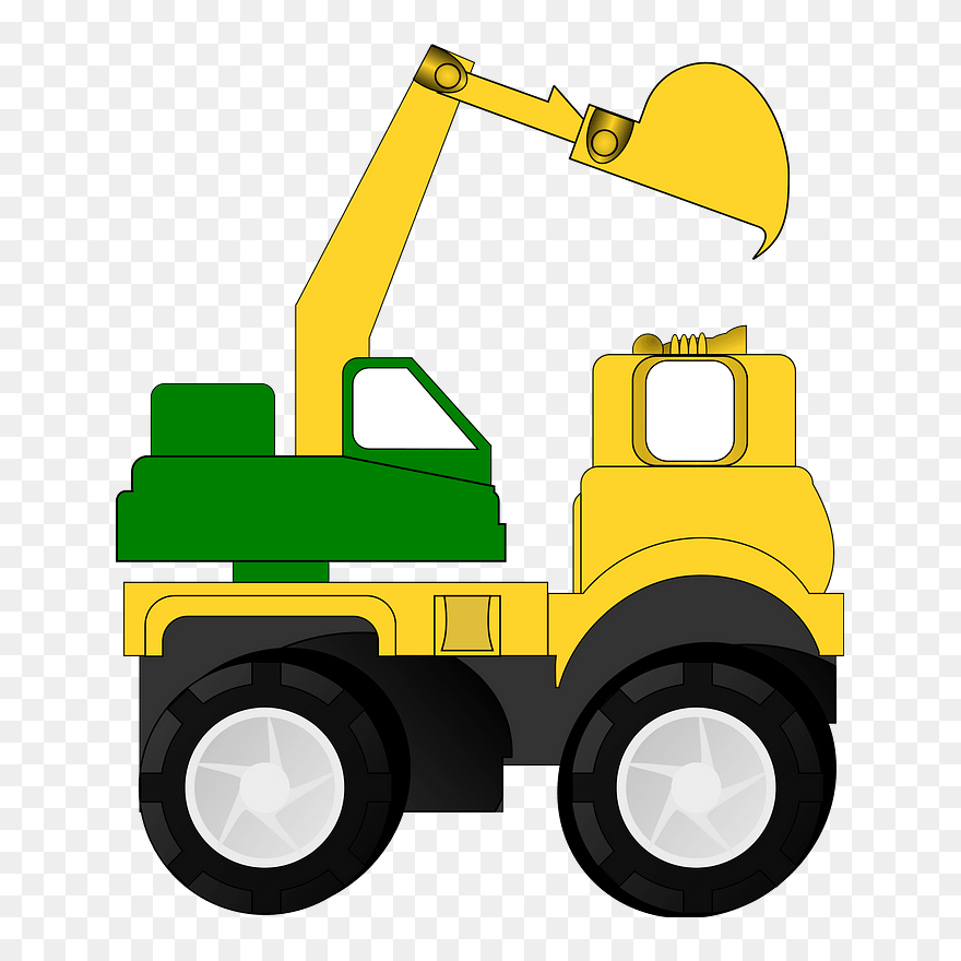 Car Dump Truck Clip Art - Truck Toys Clipart - Png Download