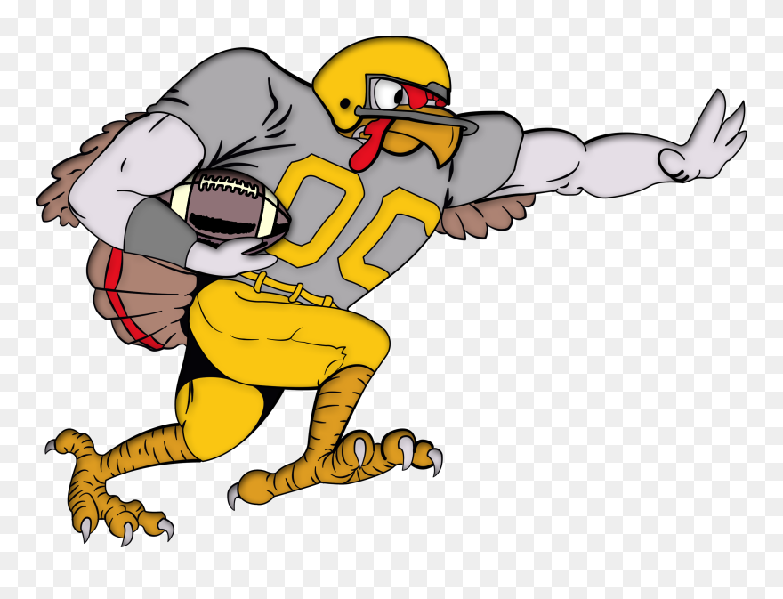 Turkey Bowl Chili Cook - American Football On Thanksgiving Clipart