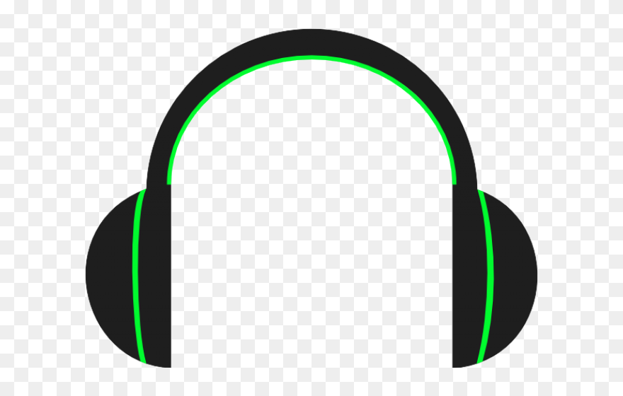 Transparent Headphone Vector Png - Cartoon Dj Headphones Png Clipart