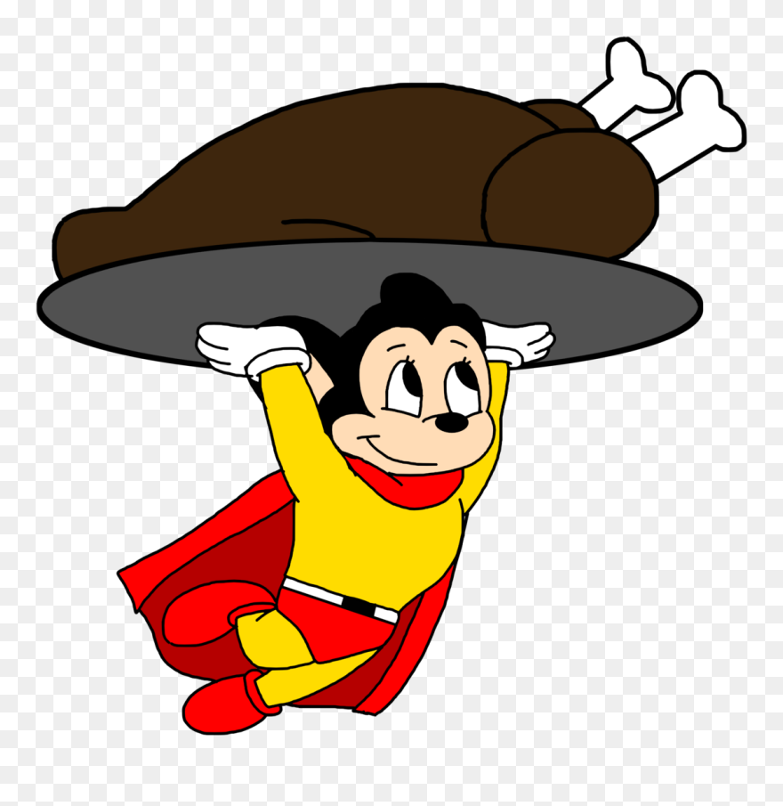 Transparent Roast Turkey Clipart - Cartoon - Png Download