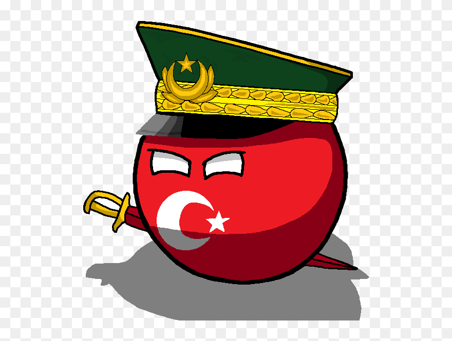 Transparent Turkish Clipart - Turkey Country Ball - Png Download