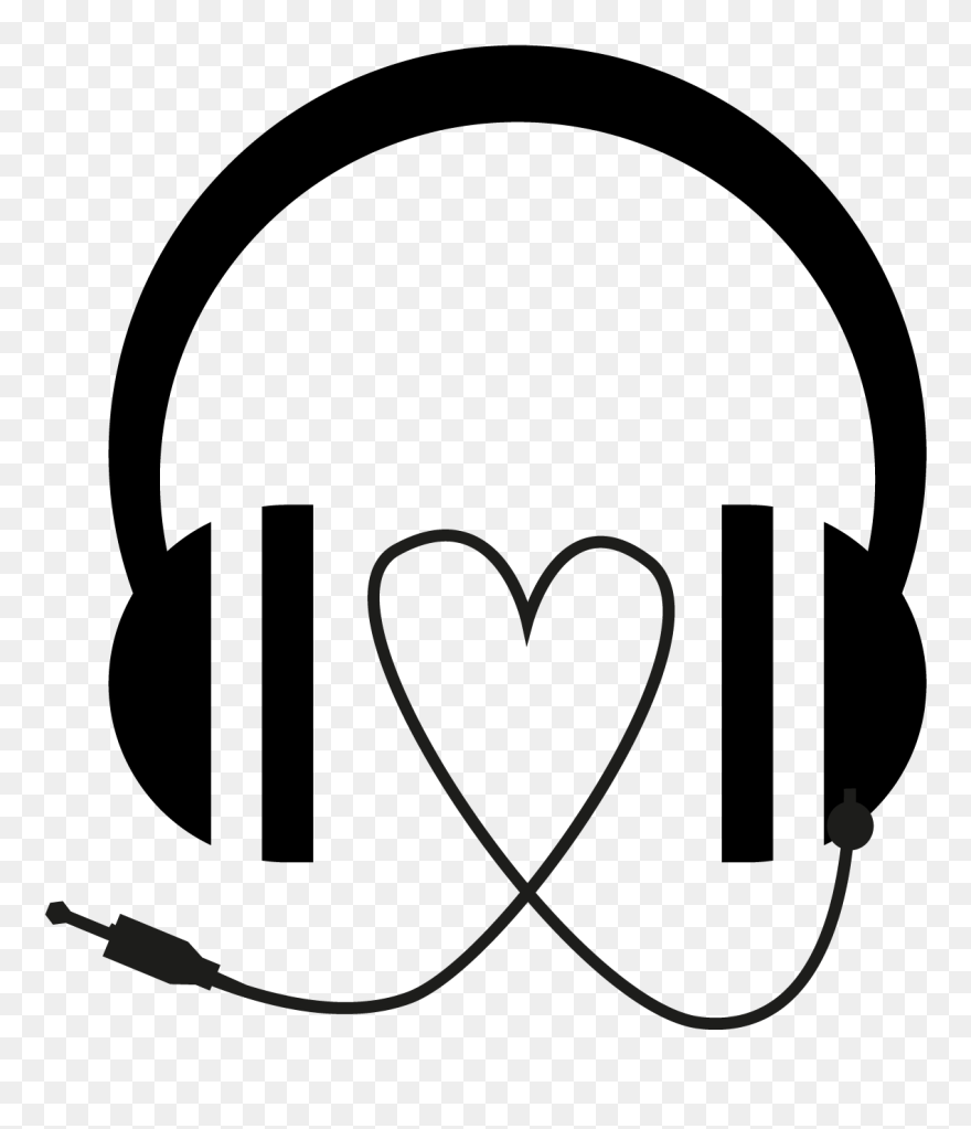 Organs Clipart Music Radio - Headphone Music Logo Png Transparent Png