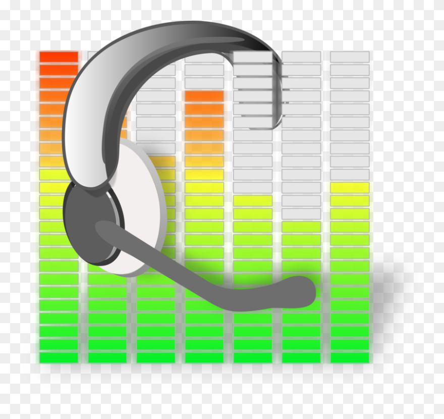 Audio,line,technology - Fone E Microfone Png Clipart