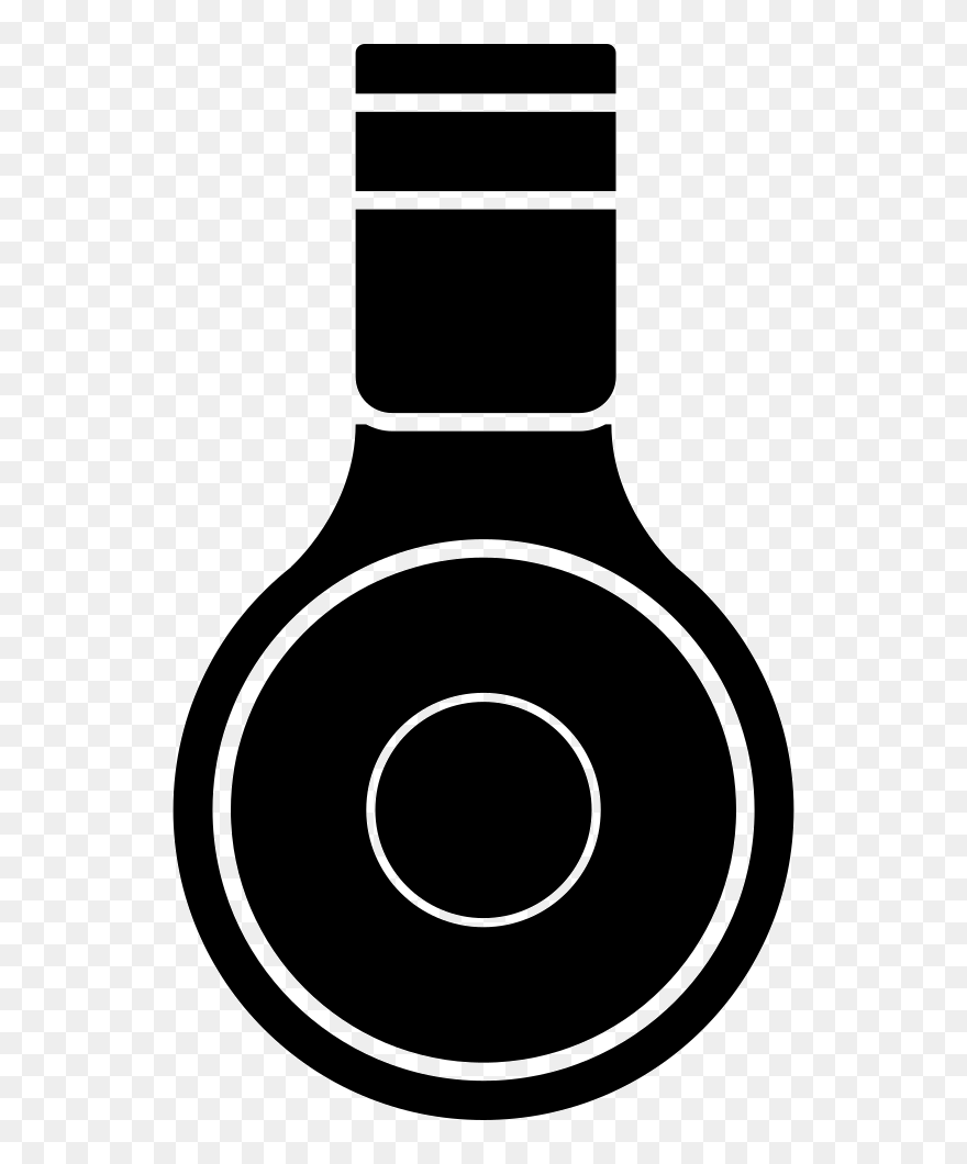 Headphones Clipart Svg - Circle - Png Download