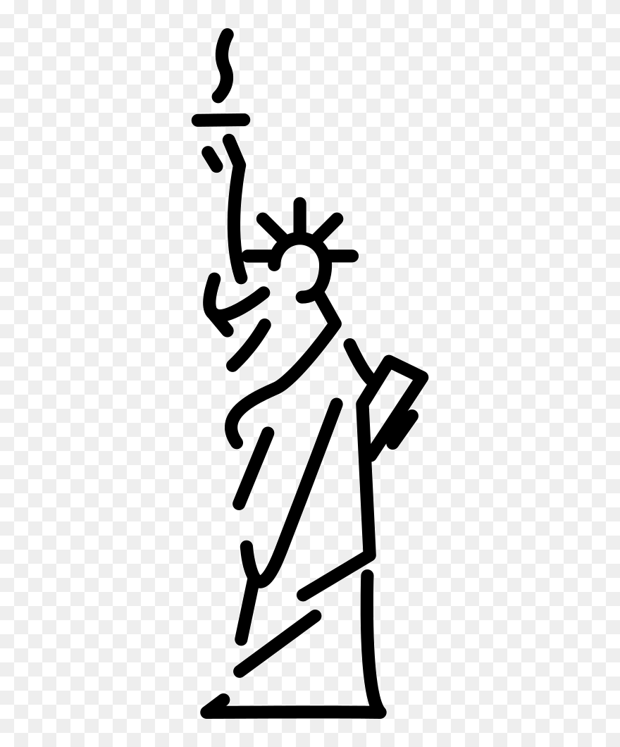 Statue Of Liberty - Statue Of Liberty Icon Clipart
