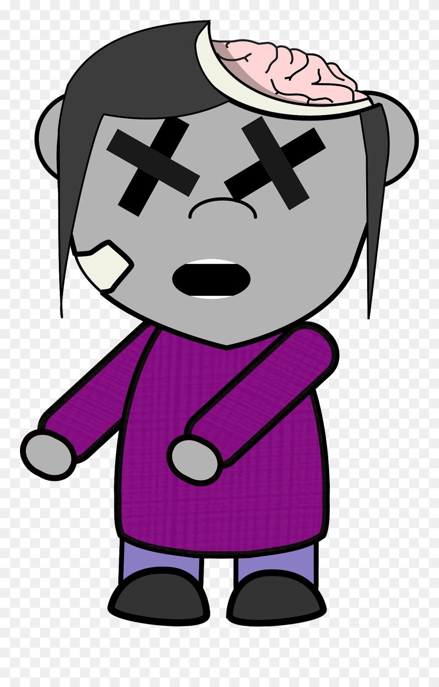 Zombie For Kids Drawing Clipart