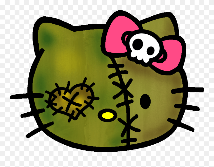 Faith Chose This Pic To Include In The Post, In Her - Zombie Hello Kitty Clipart